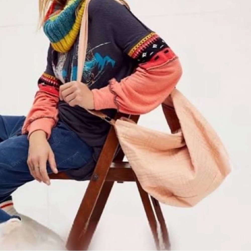 Free People Ankara Canvas Tote